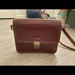 Small Classic Leather Crossbody Bag Made in Italy